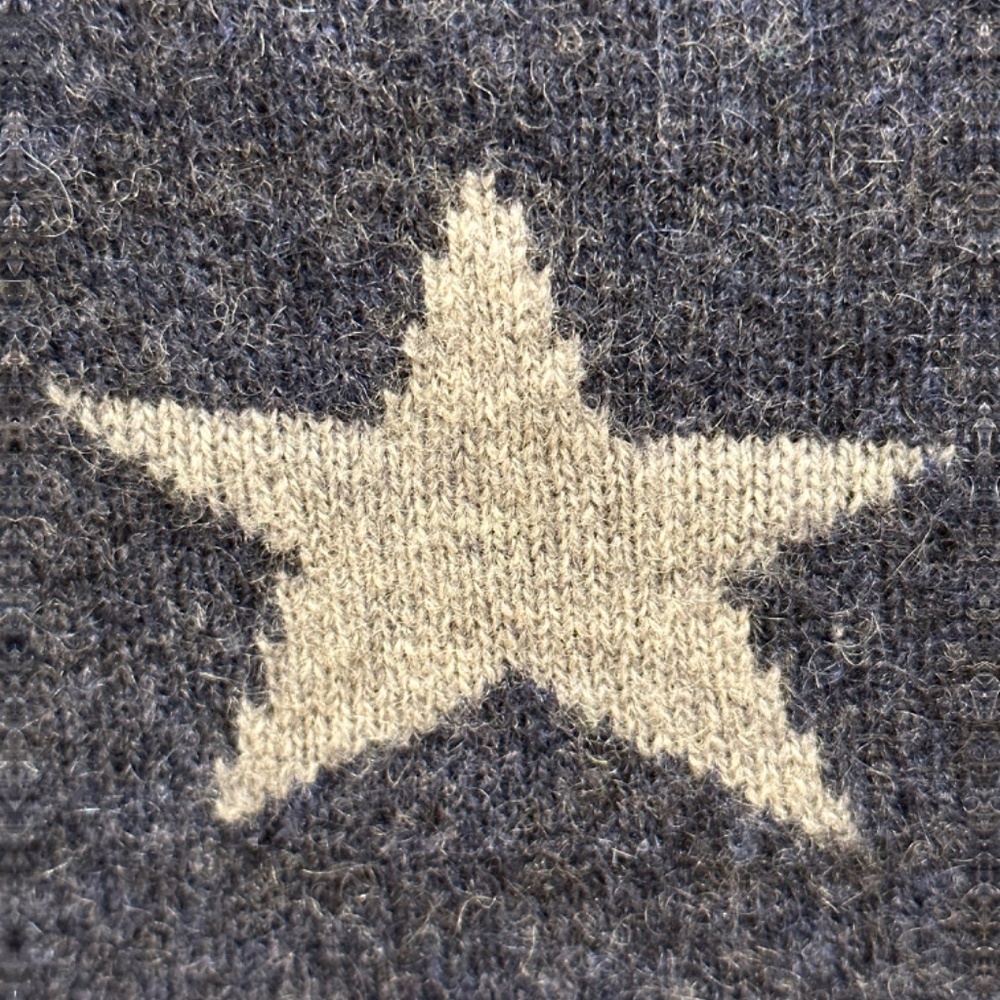 Philosophy Navy Star Sweater Size Small - Picture 5 of 6